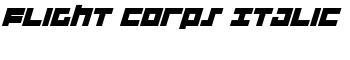 download Flight Corps Italic font