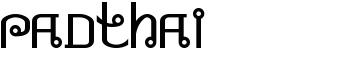 download PADTHAI font