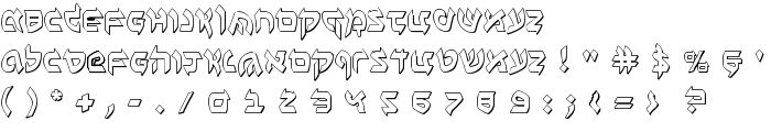 Ben-Zion 3D font