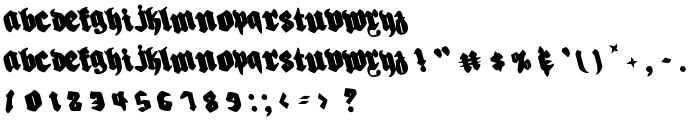 Biergärten Rotate font