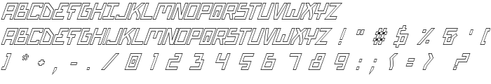 Bionic Type Out Italic font