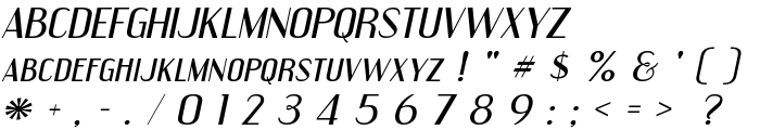 EngebrechtreExp-Italic font