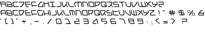 Federapolis Leftalic font