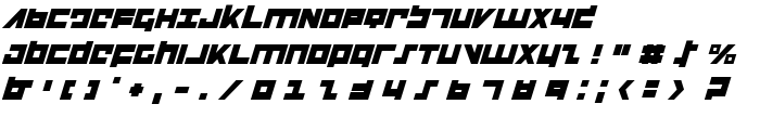 Flight Corps Italic font