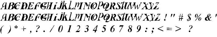 Fusion Italic font