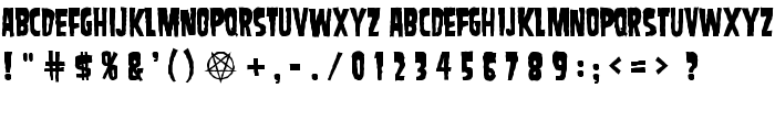 SamdanEvil font