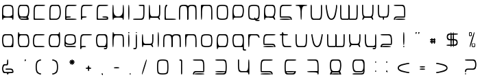 SNoRG 002 erc font