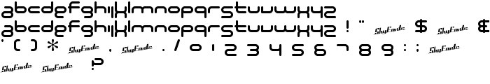 SF Technodelight NS font