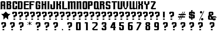 terminally chisseled Regular font