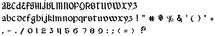 Valerius font